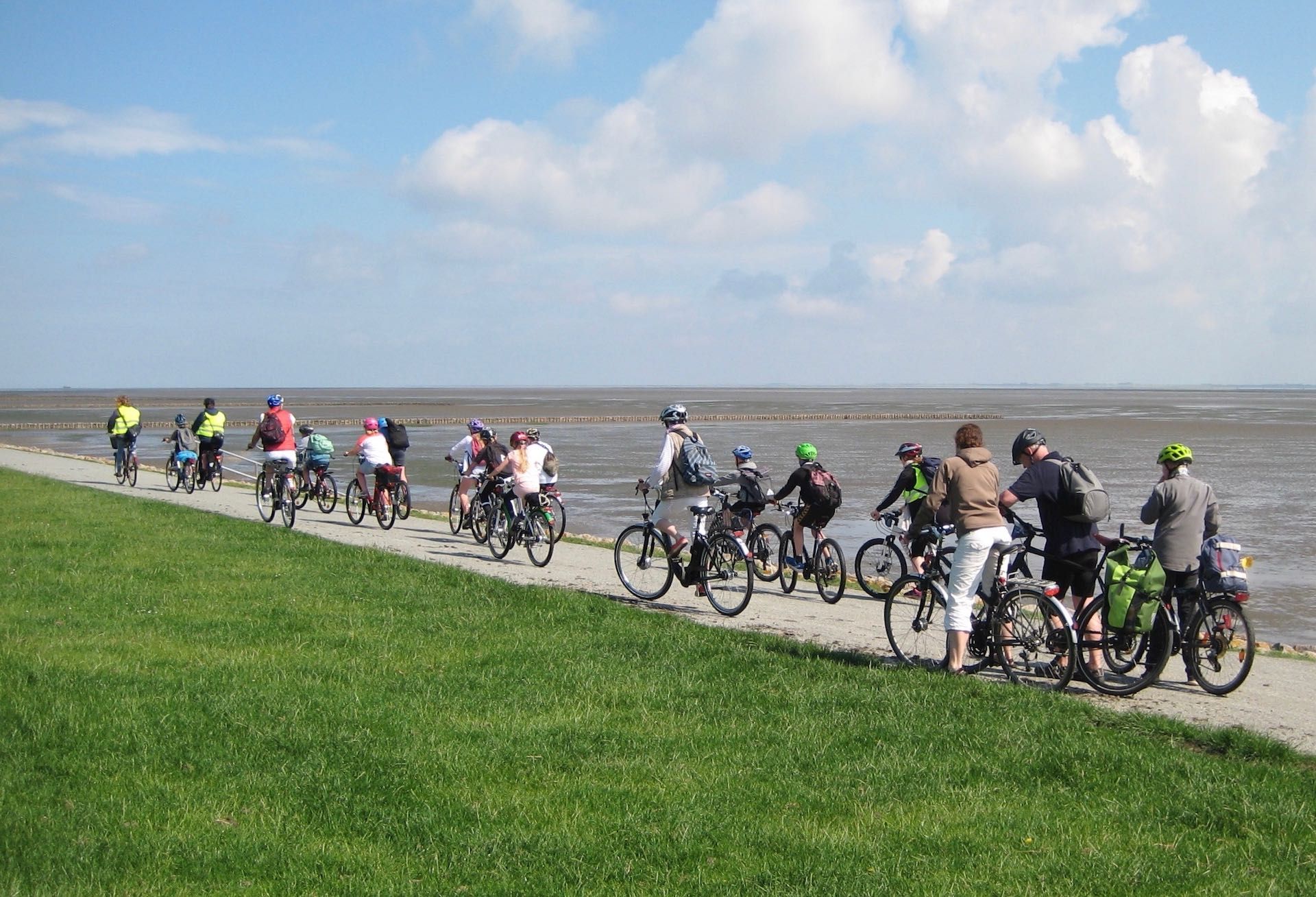 Per Rad erkunden wir die Küsten und das Binnenland von Nordstrand.