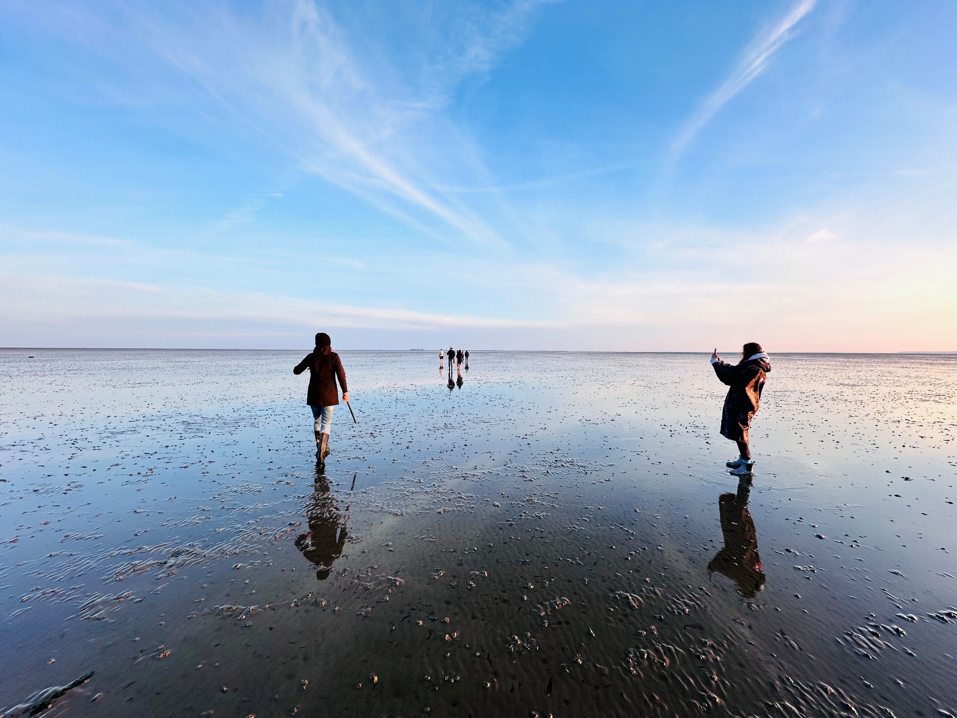 Winterwattwanderung zur Hallig Langeneß