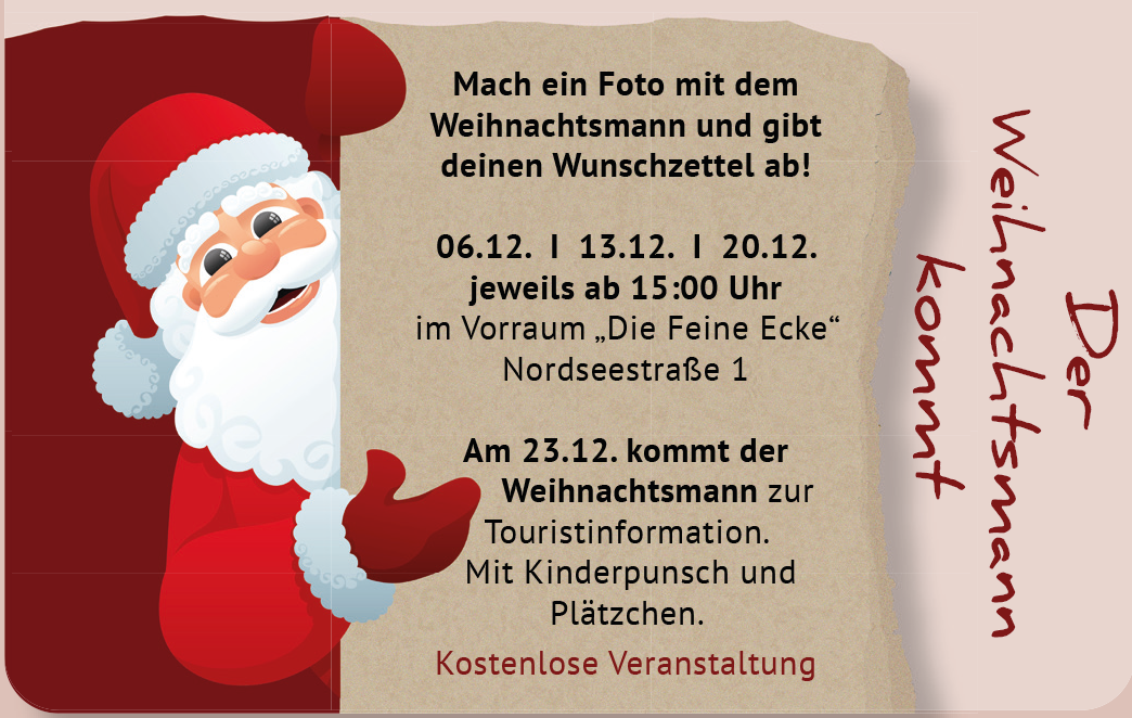 Der Weihnachtsmann kommt nach Dagebüll